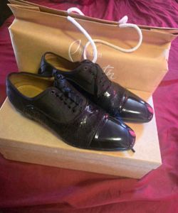 Mens Christian Louboutin Dress Shoes Size 8.5