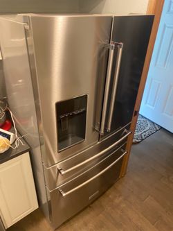 Brand new Kitchen aid platinum 4 door refrigerator