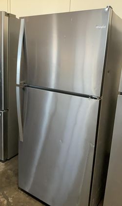Whirlpool Top Mount Stainless Steel Refrigerator Fridge
