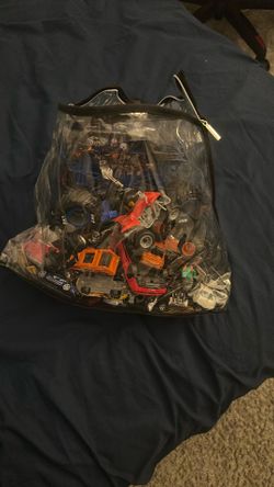 Bag Of Toy Cars And Trucks