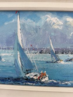 Sail Boats Picture Frame