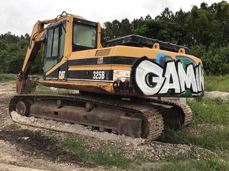 2002 Caterpillar 325BL excavator running conditions engine just rebuild