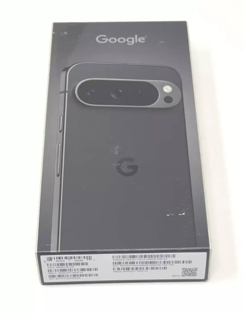 Google Pixel 9 Xl Pro - 128 GB - Obsidian Brand New Sealed