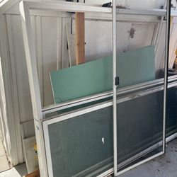 White Sliding Door 6ft(72in) x 8ft(96in)