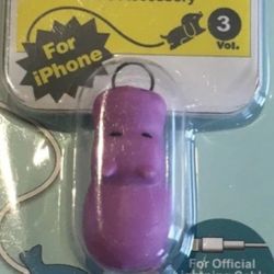 Cable Bite for Mobile Phone Accessory Cute Protector - Hippo