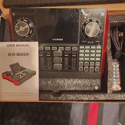 G10 Audio Mixer Interface 