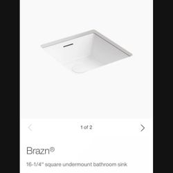 Kohler UNDERCOUNTER Lavatory Sink
