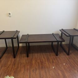 Coffee Table And End Tables 