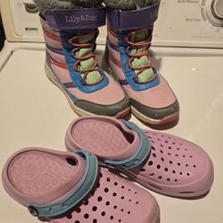 #2 Girls Snow Boots/ Sandals