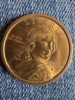 2000-P Sacagawea Native American $1 Coin Philadelphia Mint Business Strike