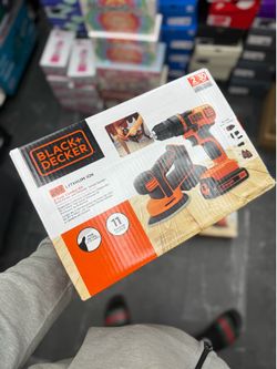Black & decker 20V MAX* POWERCONNECT Cordless Drill And Sander Combo Kit, Battery and Charger Included!