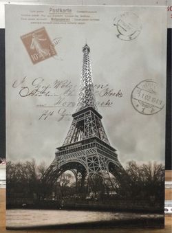Eiffel Tower Canvas Painting