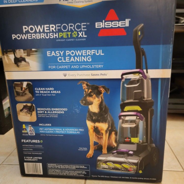 BISSELL Powerforce Powerbrush Pet XL Carpet Cleaner