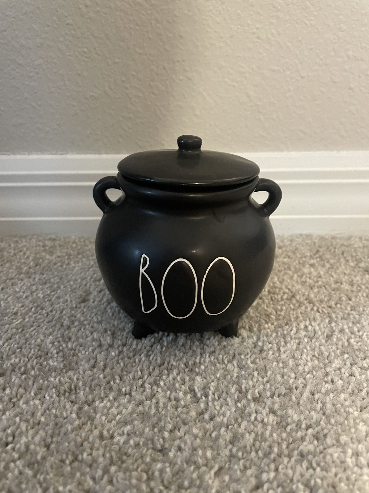 Rae Dunn Halloween BOO Cauldron