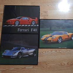 Framed Auto Poster