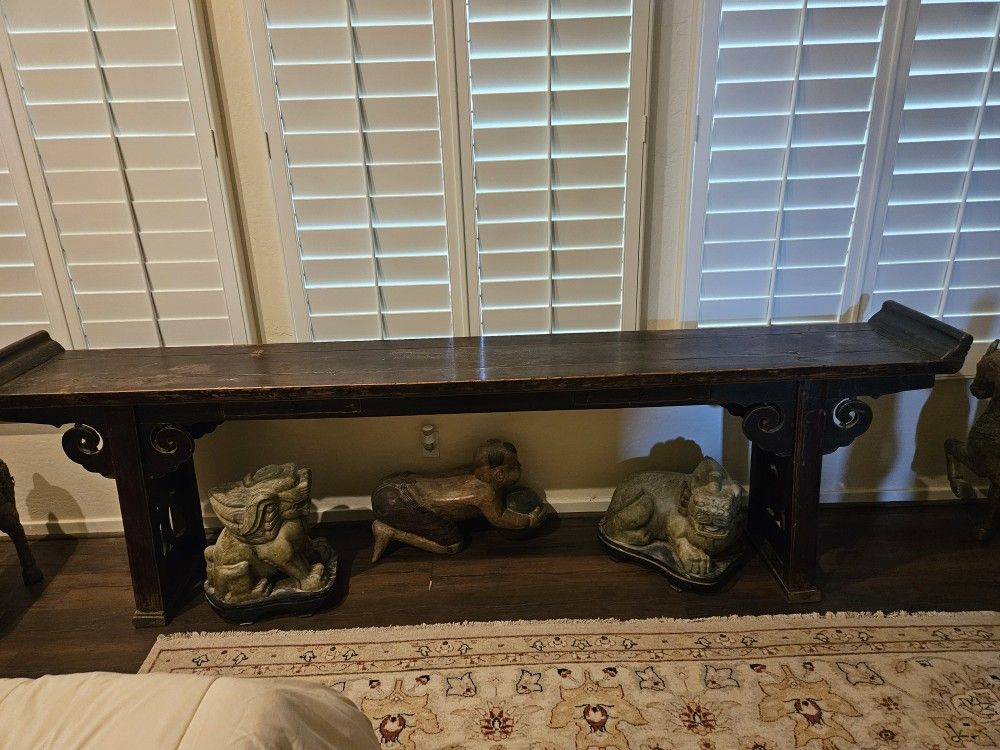9 feet long Asian Sofa / console table