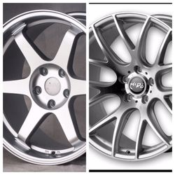 Miro Rim 18" fit 5x100 5x114 (only 50 down payment/ no CREDIT CHECK)