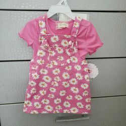 Pink btween Dress For Girls (Size 2T)