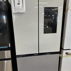 Samsung Bespoke 3 Door Counter Depth Smart Refrigerator With Family Hub (Take It Home In Payments/Llevalo A Casa En Pagos)