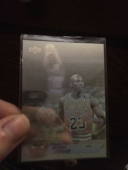 Ungraded Michael Jordan card