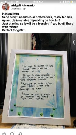 Personalized Scriptural Watercolor