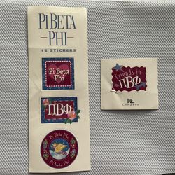 Pi Beta Phi sorority stickers
