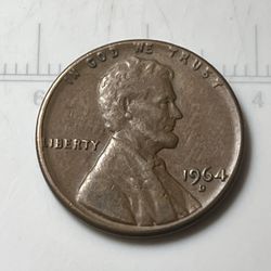 1964 D Penny