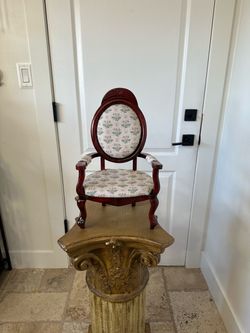 Victorian Miniature Dollhouse Armchair