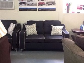 2PC SOFA LOVE SEAT SET
