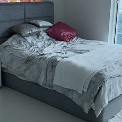 Full-Size Mattress and Bed Frame – Complete Set