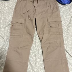 pacsun cargo pants (khaki) size SLIM M