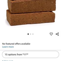 Brand New Zoo Med Eco Earth Compressed Coconut Fiber Expandable Substrate - 3 Pack