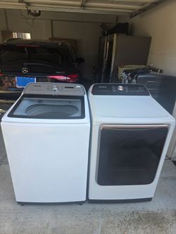 Samsung Toploadwasher and Electric dryer