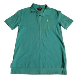 Polo Ralph Lauren Boys L Short Sleeve Teal Polo Shirt