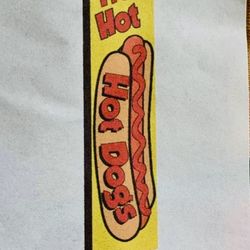 LOT OF 2 Hot Dogs Swooper Flutter Feather Advertising Food Flags & Pole Kits