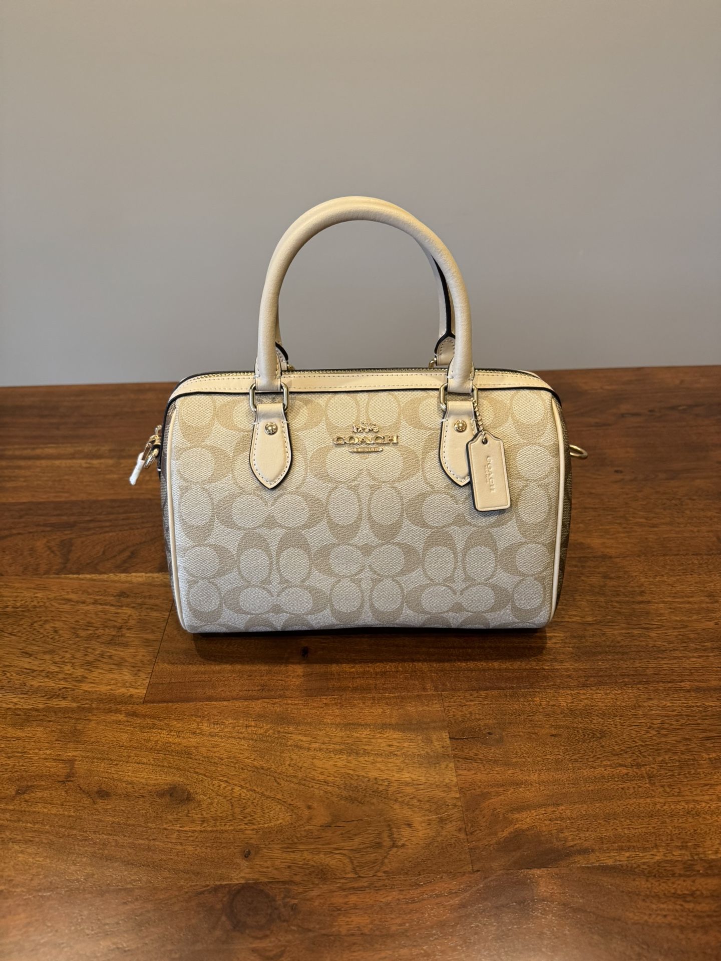 Coach Rowan Satchel Bag In Signature Canvas