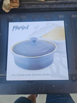Parini 2 piece stoneware serving dishes