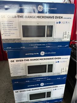 Brand new ge over the range stainless steel microwave
