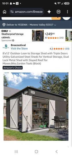 8'x12' shed