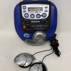 Aiwa Cross Trainer XP-SR311 Portable CD Player + AM/FM Digital Tuner Working