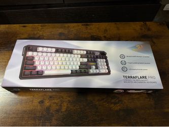 Redragon Terraflare Pro K726 104-Key RGB Wireless Mechanical Gaming Keyboard