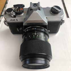 Fujica AZ-1 Film Camera & Fujinon Lens.  Film Tested Near Mint