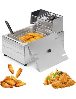 Freidora eléctrica – Freidora eléctrica de gran capacidad de 6 litros 