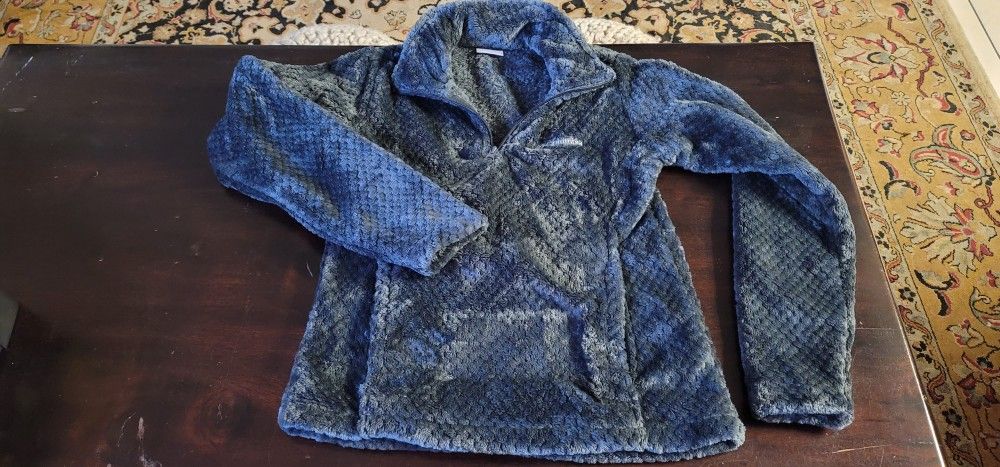 Womens Columbia Quarter Zip Fleece Sweatshirt Small