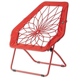 Oversized Functional & Stylish Bungee Chair – Real Nylon Bungee Cord in a Metal Frame, A Fun Seat
