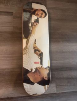 supreme skateboard deck the killer graphic art theme multi-color