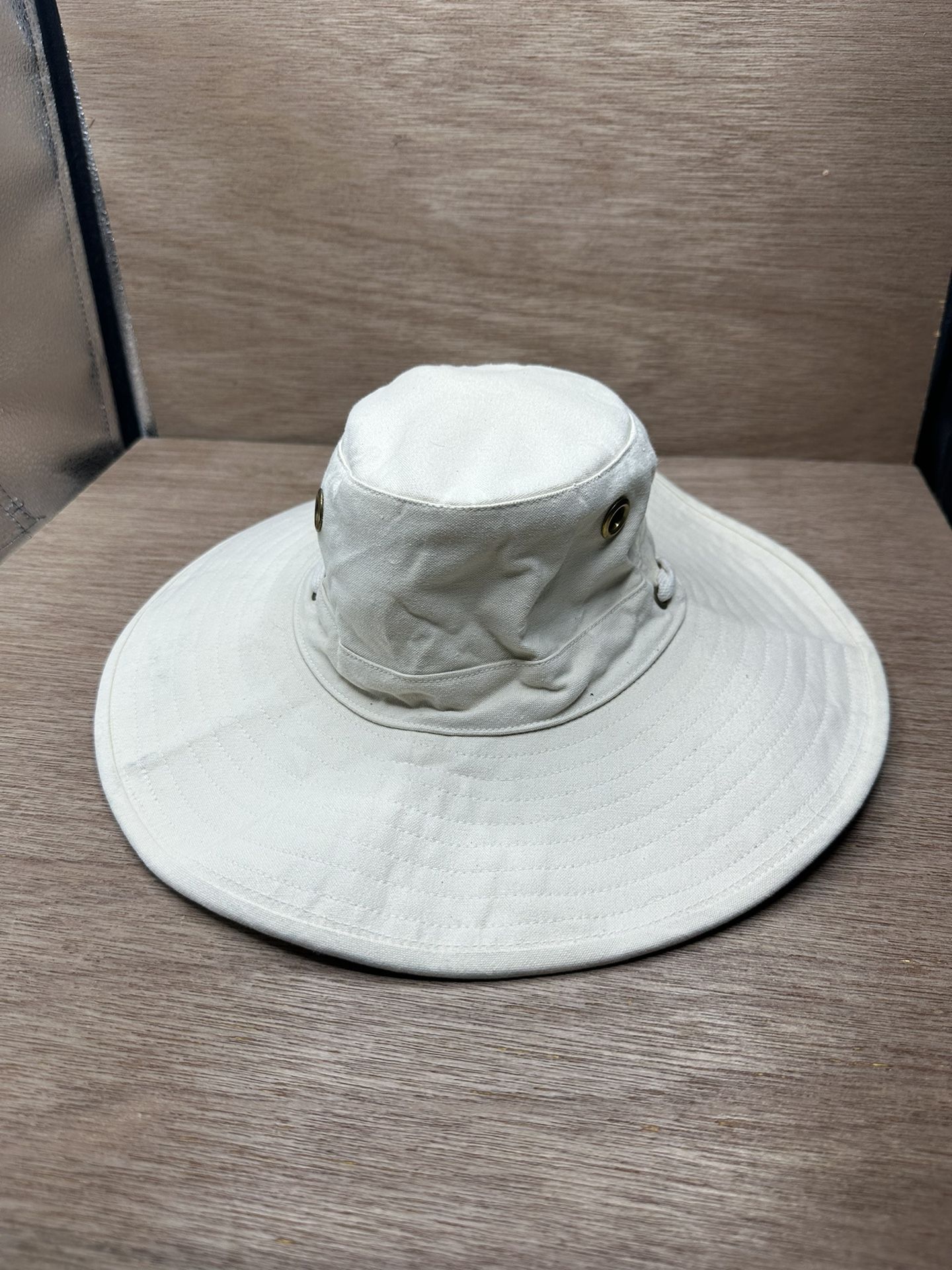 Rare Original Tilley Hat Size 6 3/4 Tan Canvas Beige Cap Vintage Men’s