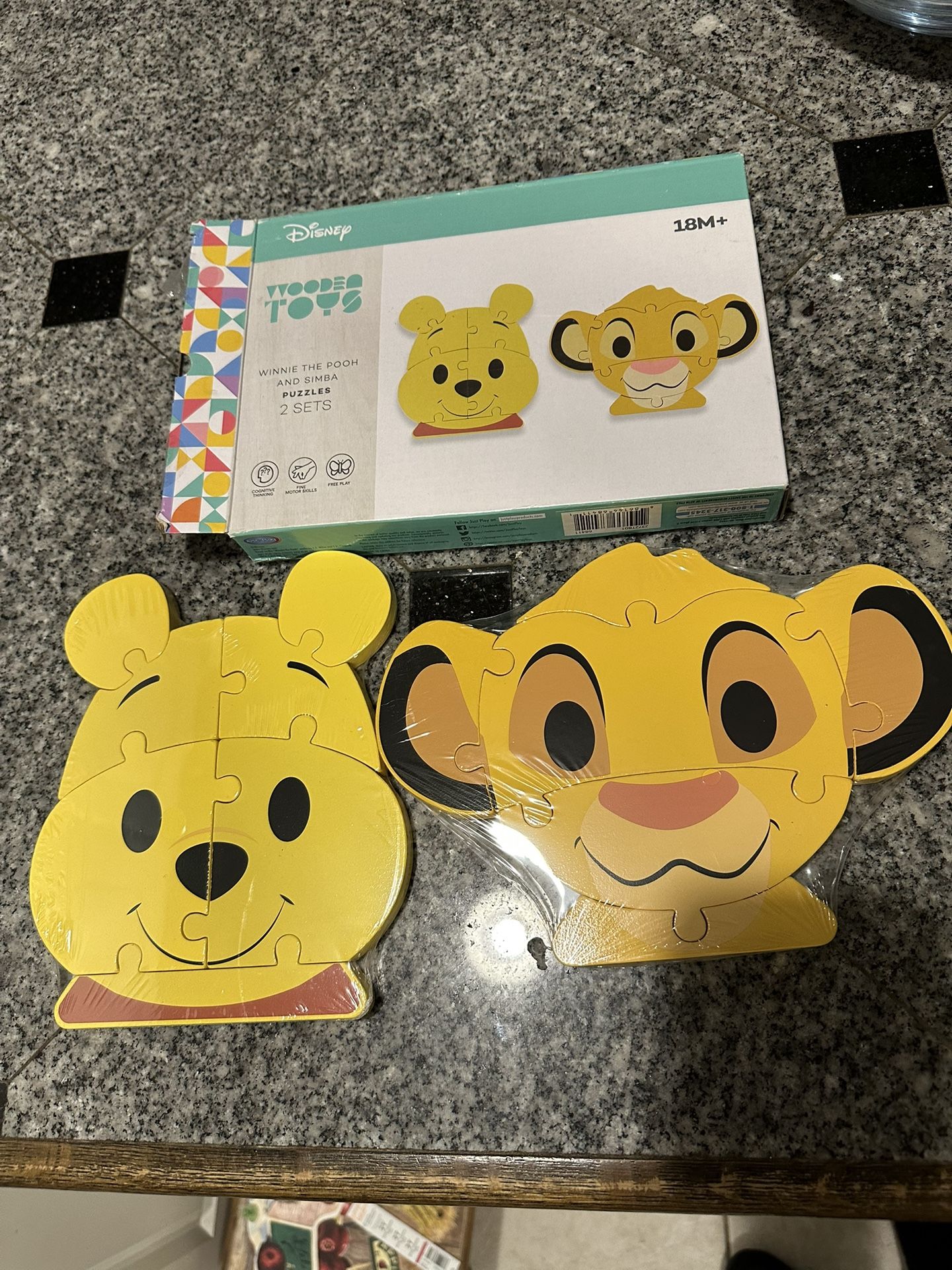 New Lion, King And Pooh Bear Wooden Puzzles