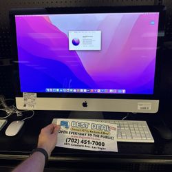 Apple 27” iMac - 3.4 Quad Core i5 - 8GB of RAM - 1.03TB Fusion - 2017