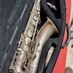 BLAZING Selmer Jubilee Model Super Action 80 Series II Silver Plated Tenor Saxophone